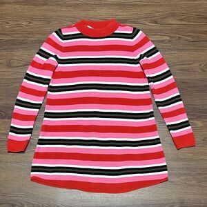 Free People "Falling For You" Striped Sweater Dress